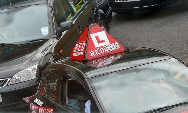 Learner driver (image CC licensed by David J Morgan via Flickr).