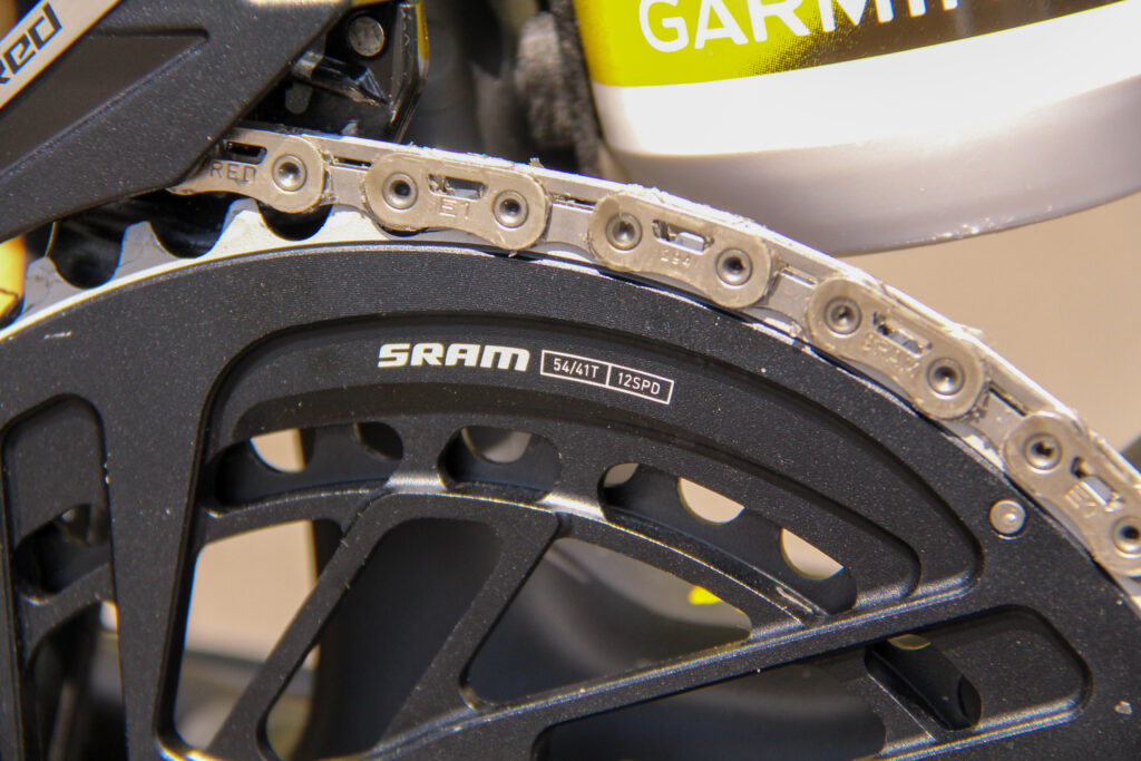 Matteo Jorgensen’s Cervelo R5 – chainrings