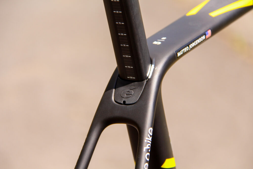 Matteo Jorgensen’s Cervelo R5 – Seatpost clamp