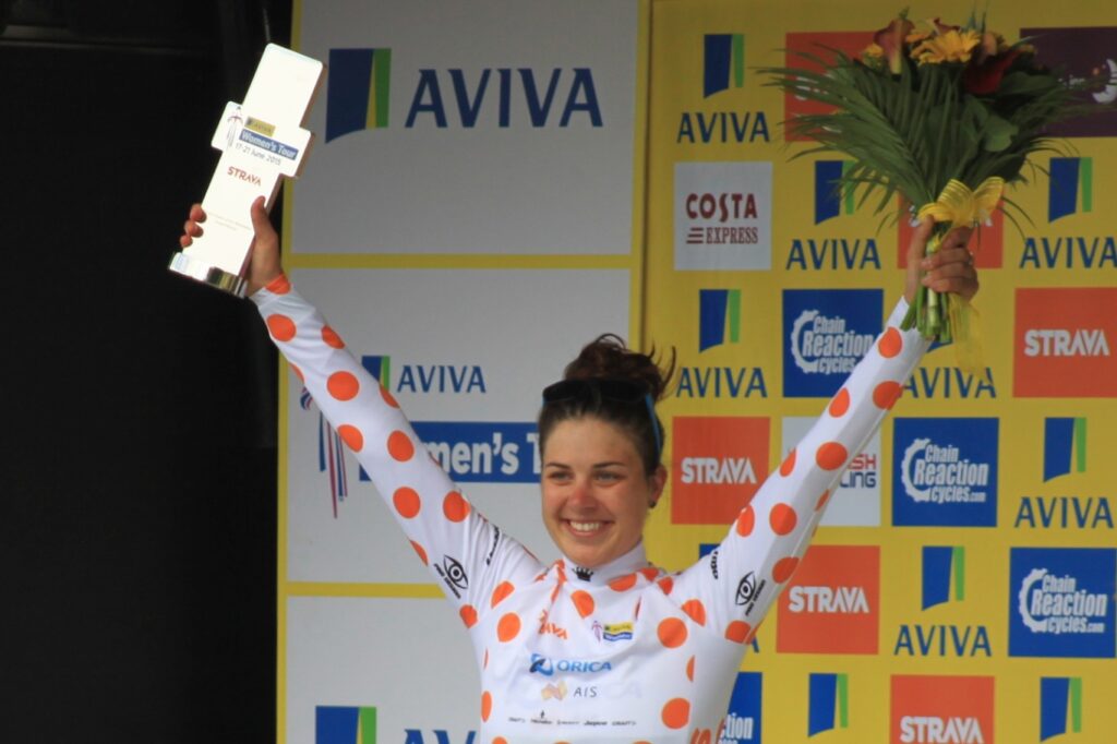 Melissa Hoskins at the 2015 Women's Tour