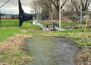 Ministry of Defence blocks completion of new cycling and walking path near Caledonia High School, Rosyth main
