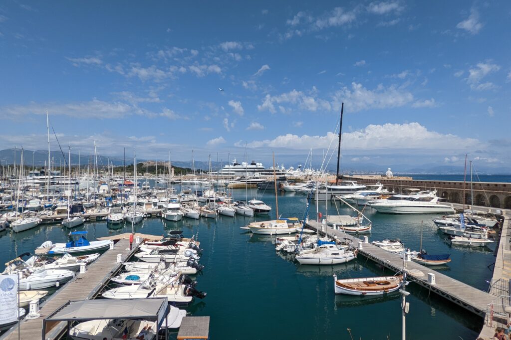 Nice-Antibes – Antibes Marina view (copyright Simon MacMichael)