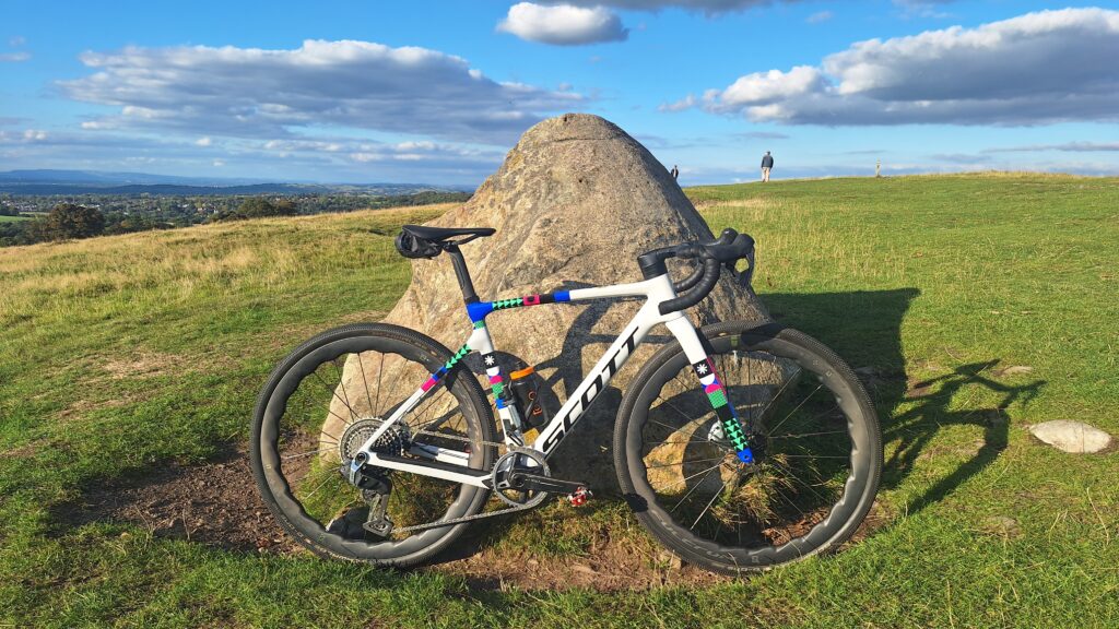Nick Craig bike for 3 Peaks Cyclo-Cross race 2022 full bike