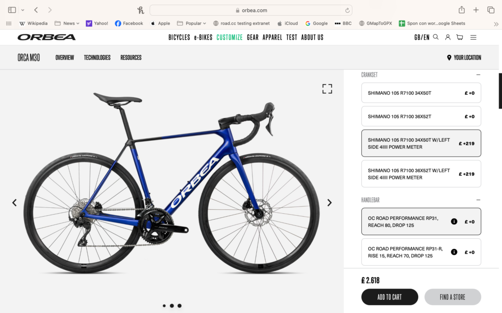 Orbea Orca 30 &ndash; Choices