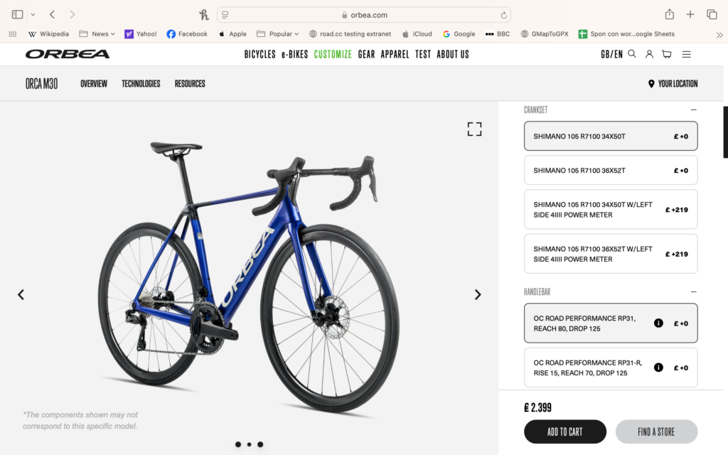 Orbea Orca 30 &ndash; Choices front