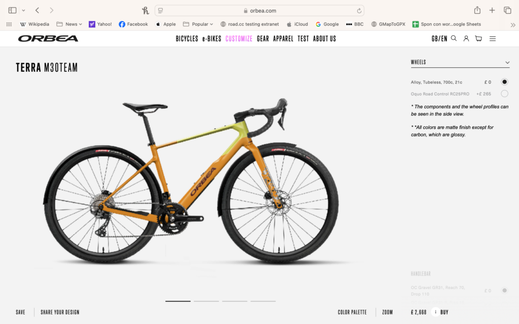 Orbea Terra M30 Team &ndash; side