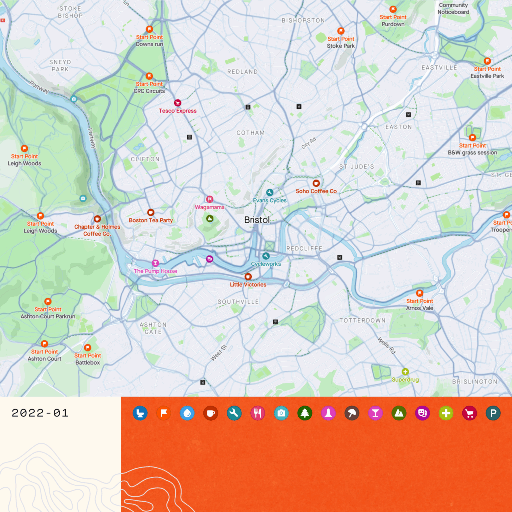 Strava Points of Interest