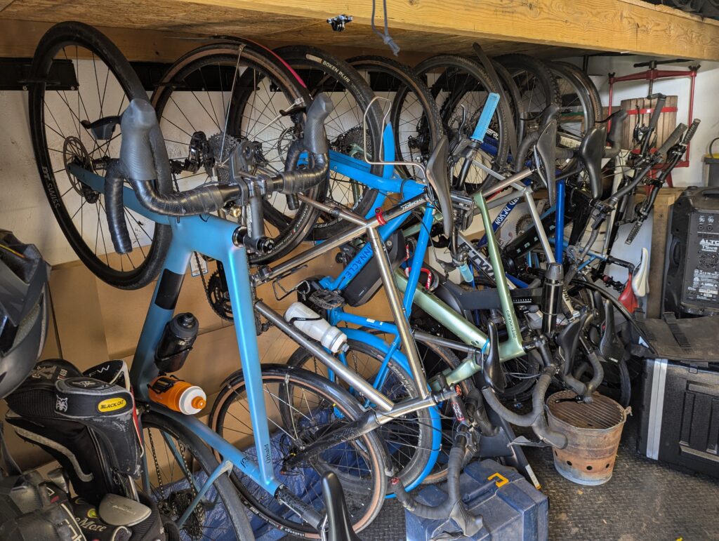 Storing your bike in a shed or garage