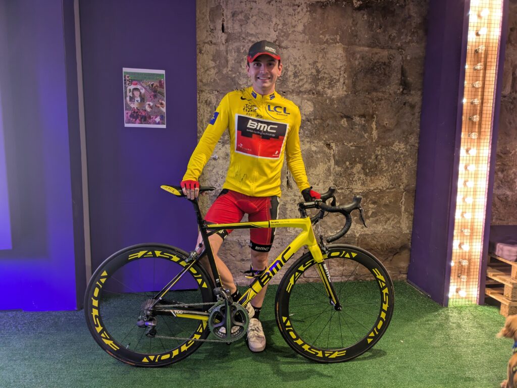 Connor Delves as Cadel Evans