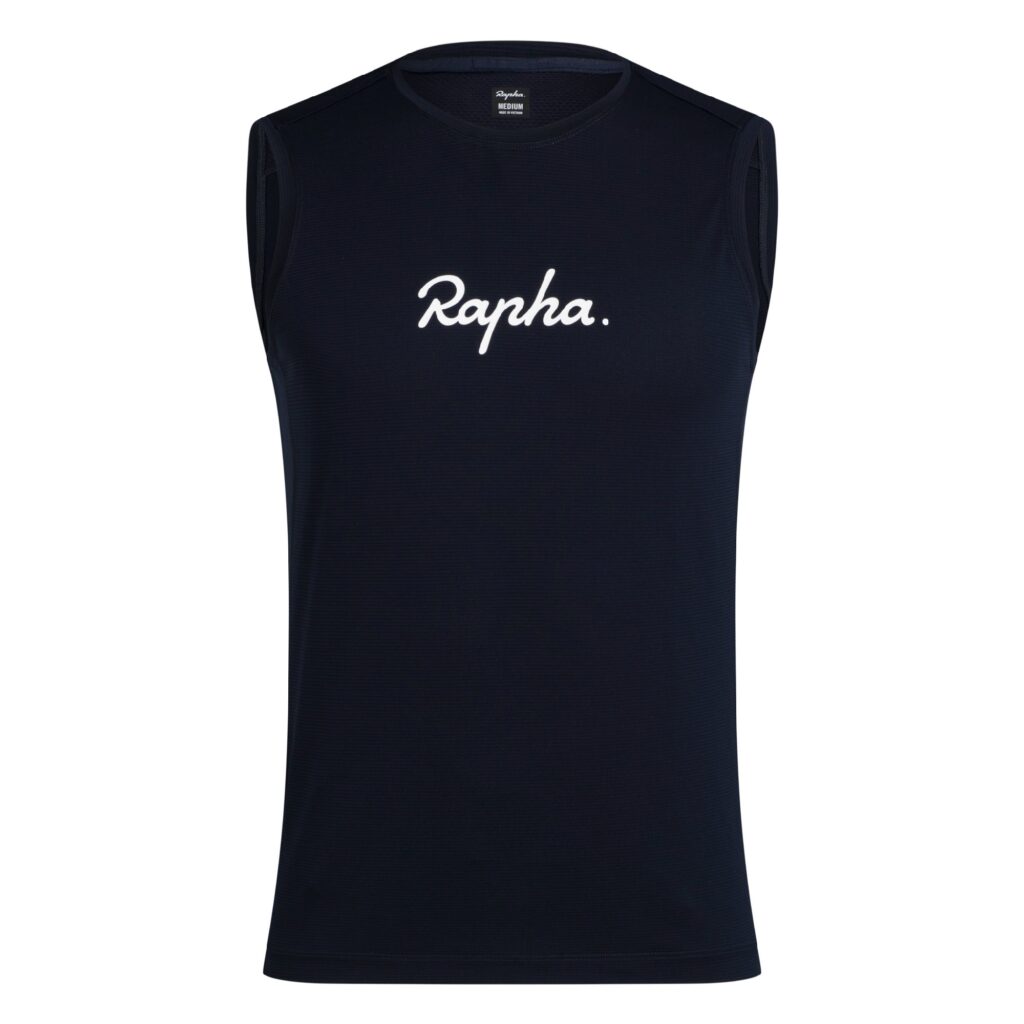 Rapha Indoor Training T-Shirt_Dark Navy-White_1