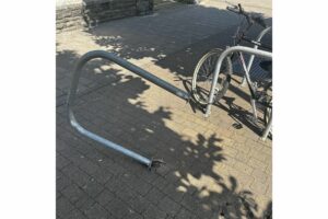 Ripped bike stand, Cardiff