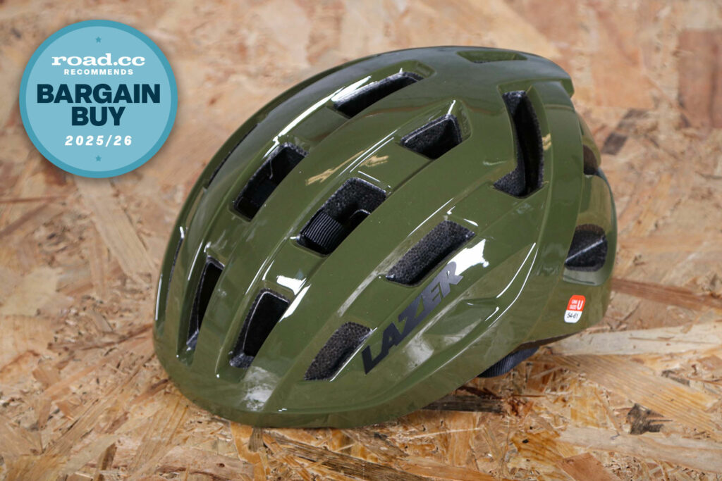 roadcc recommends awards 2025-26 – Accessories of the Year – Bargain Buy – Lazer Tempo KinetiCore Helmet