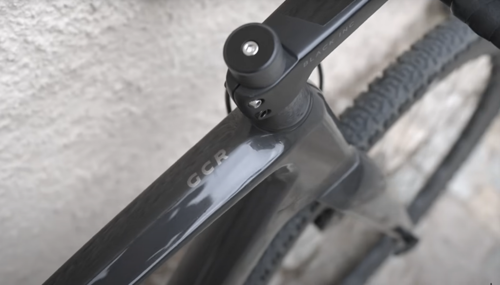 2025 Van Rysel GCR Gravel bike top tube logo