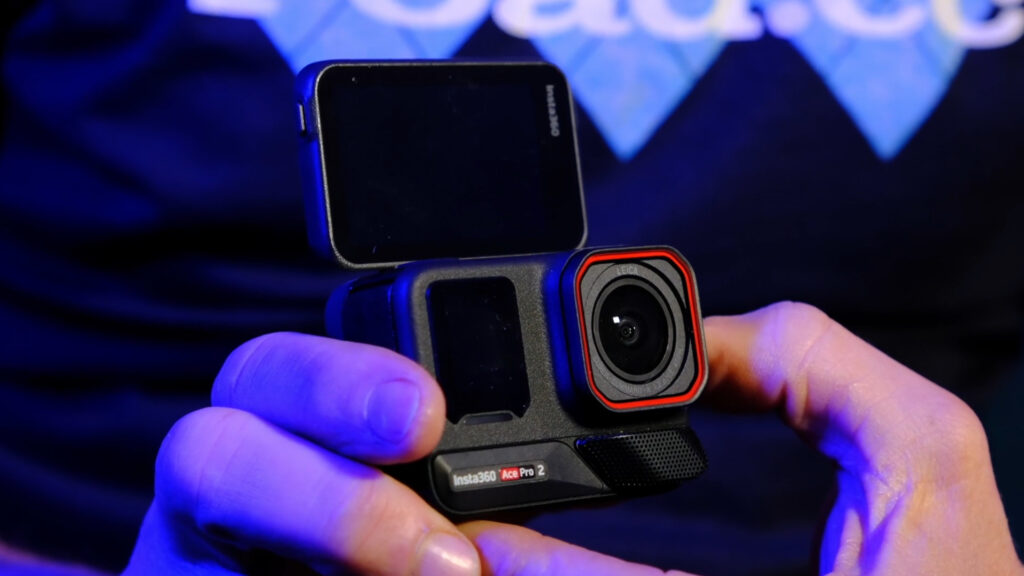 2025 Insta360 Ace Pro II with screen up