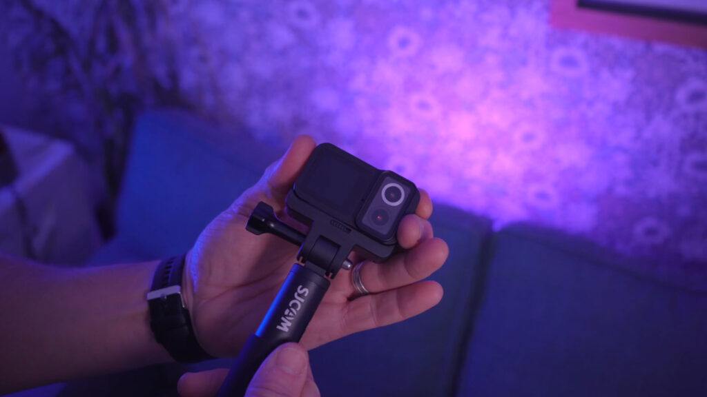2025 SJCAM SJ20 in hand 2 battery mount