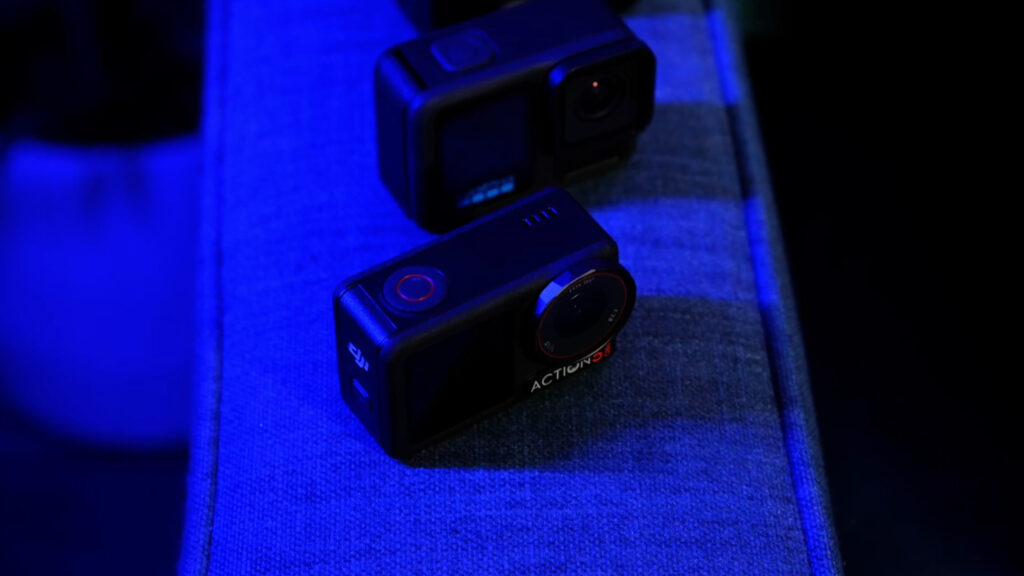 2025 action camera test osmo closeup