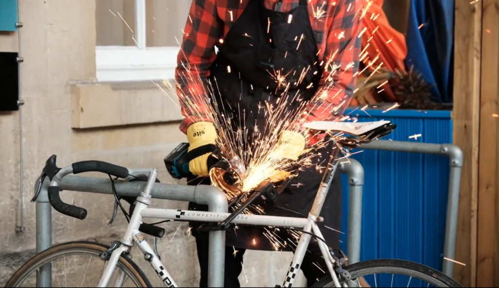 2025 Bike locks testing angle grinder