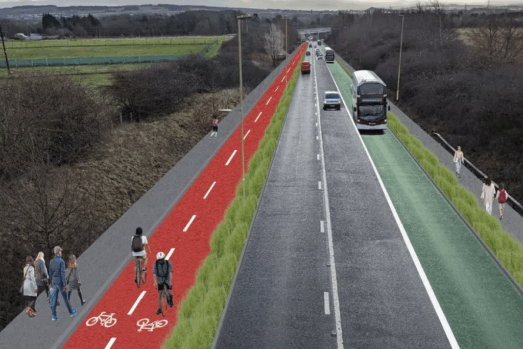 A7 active travel corridor proposal
