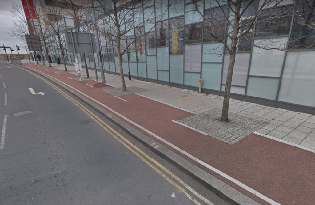 London Cycle Lane Trees