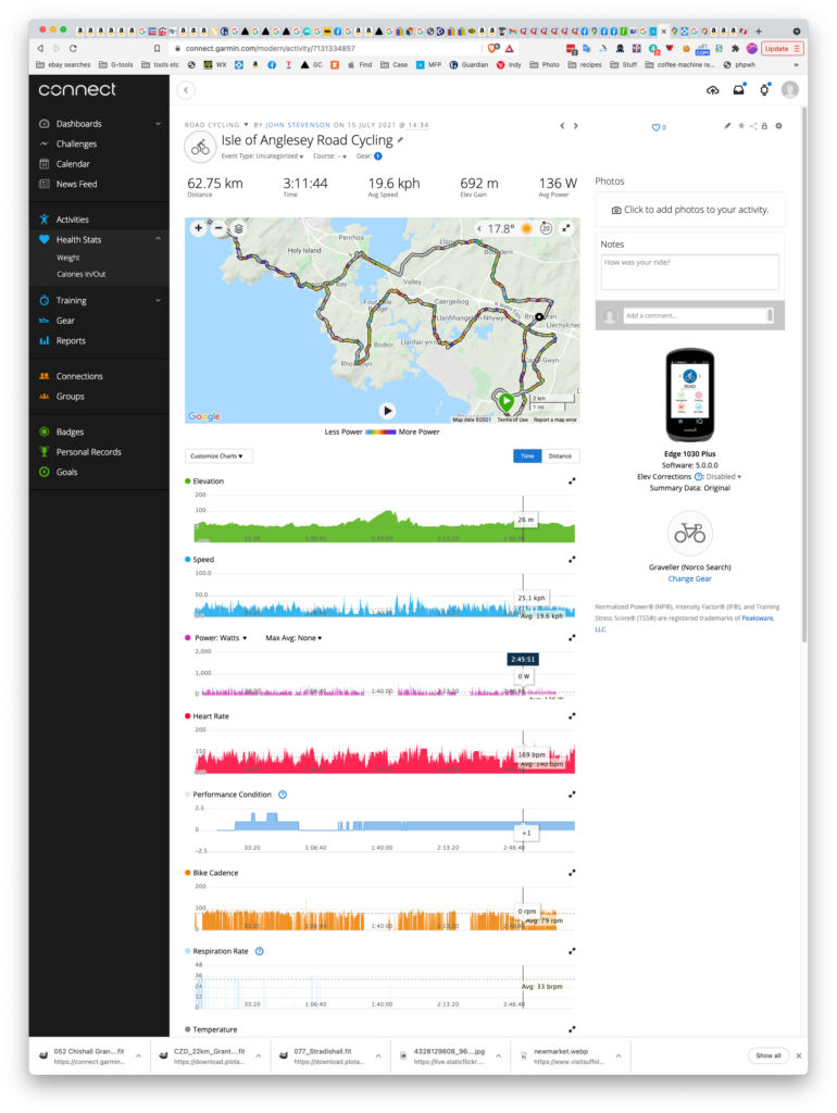 Garmin Connect screenshot