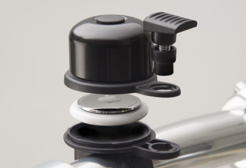 2022 AirBell bicycle bell with airtag compartment