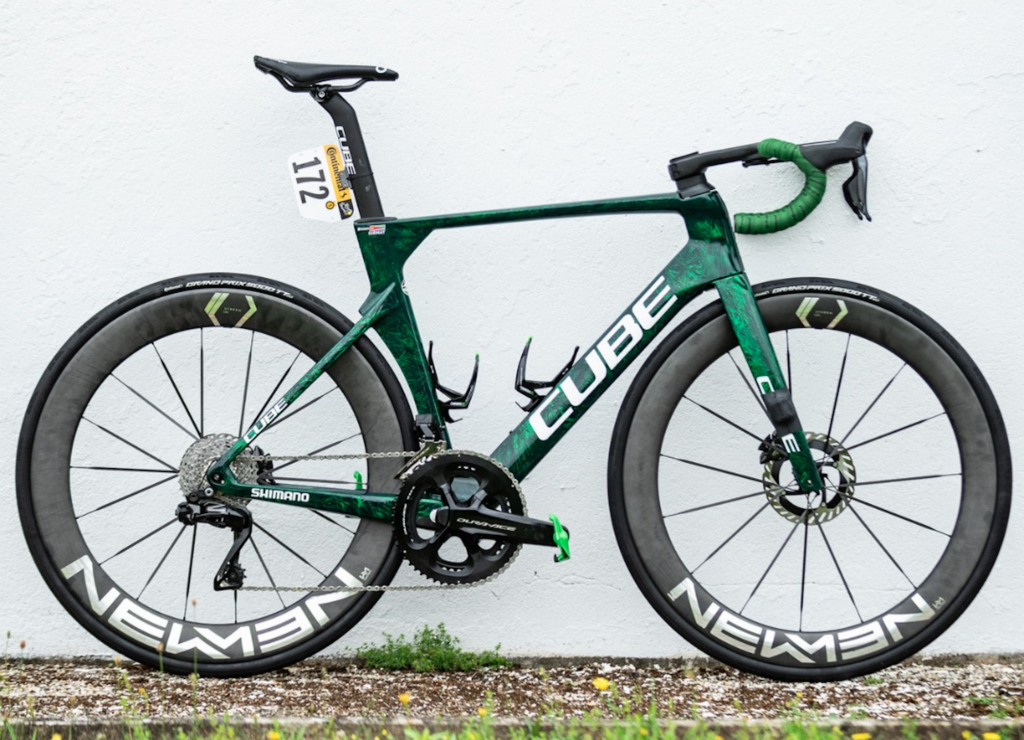 2024 Cube Litening C:68X Aero Biniam Girmay green bike @Leon van Bon Photography