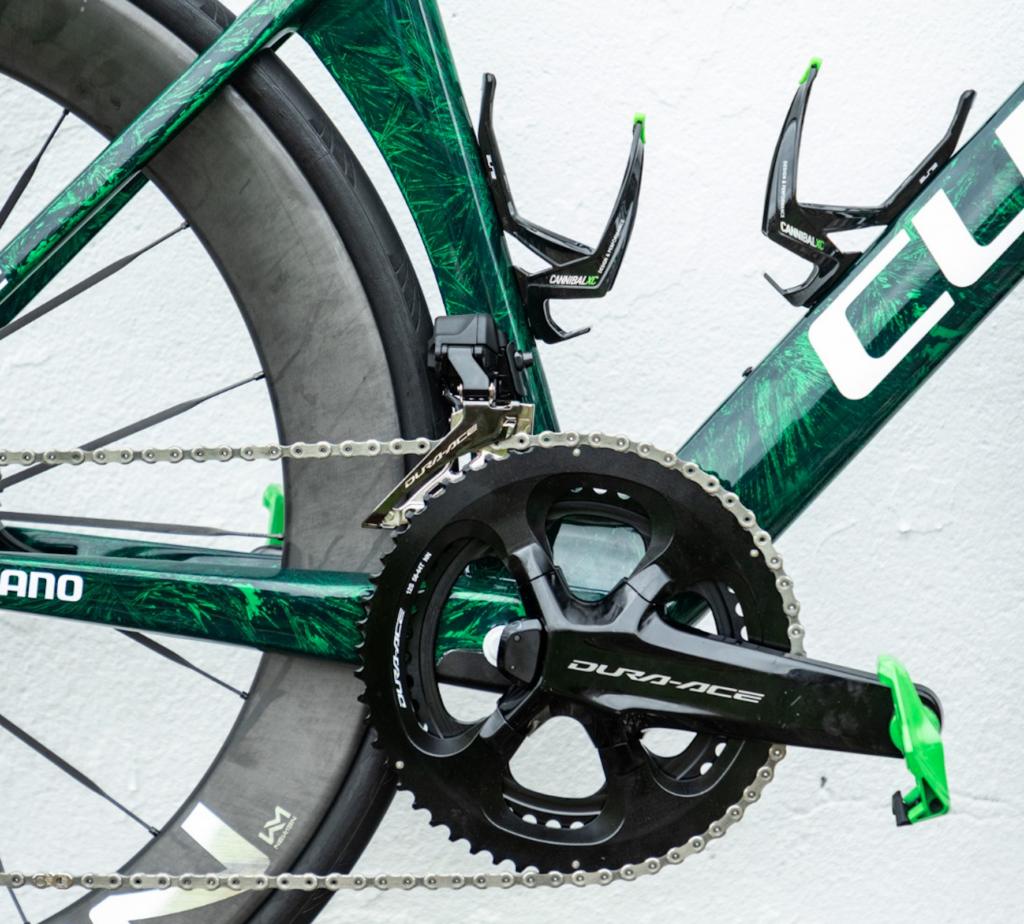 2024 Cube Litening C:68X Aero Biniam Girmay green bike groupset @Leon van Bon Photography
