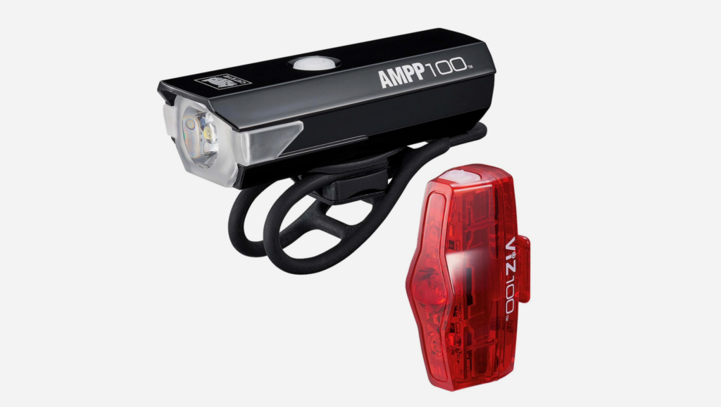 Cateye Ampp 400S & Viz 100 Micro-USB Light Set