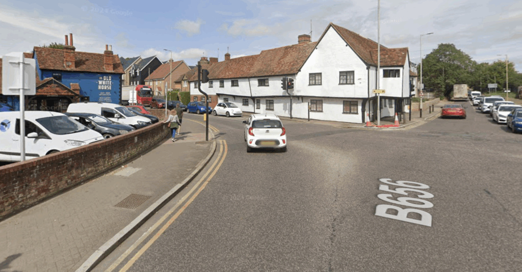 Junction of B656 and A507
