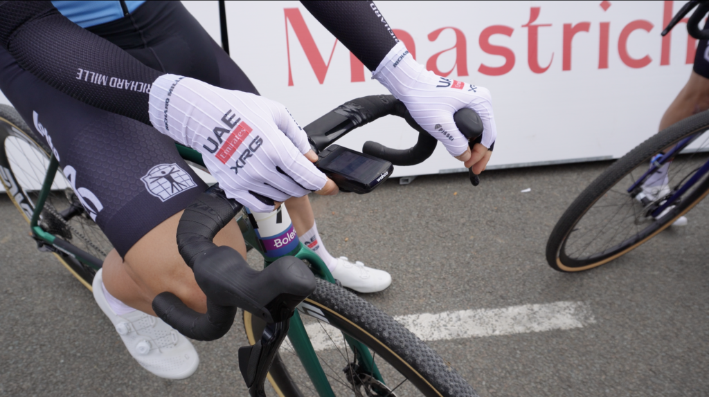 2025 Gravel Worlds Tech Gallery rider in aero gloves