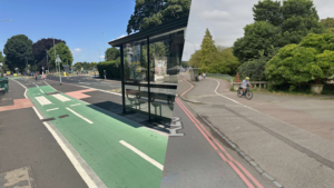 Brighton & Hove Preston Road cycle lane