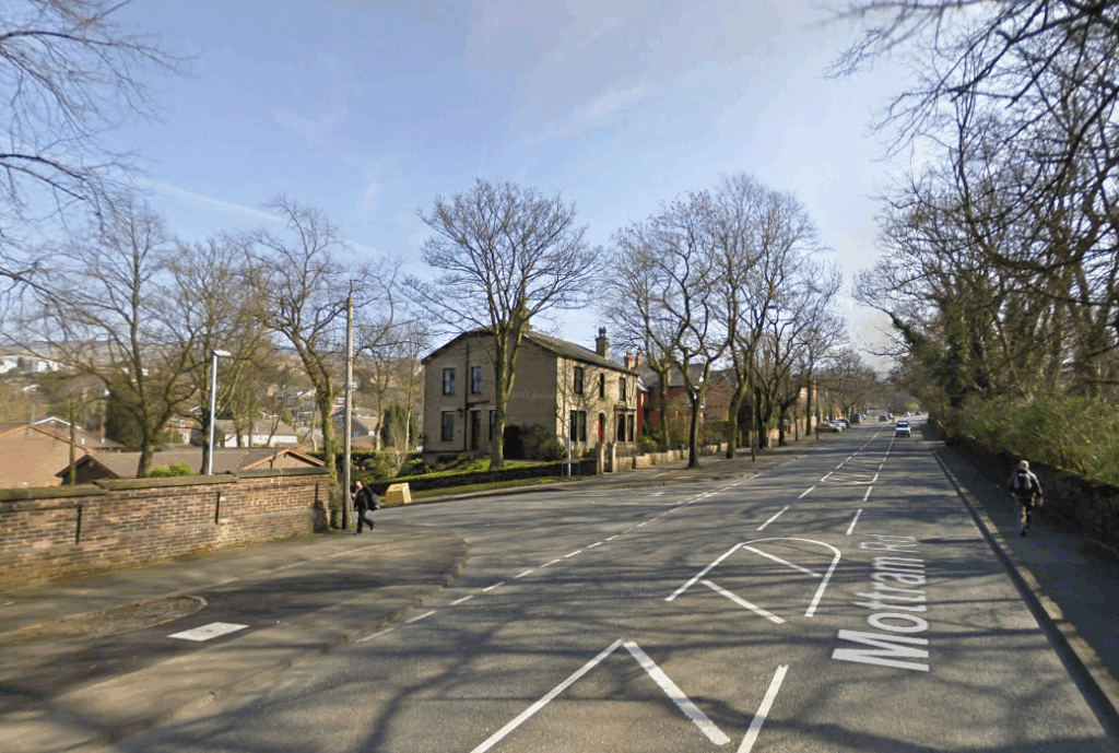 Mottram Road junction with Fern Bank