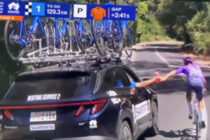 Tour Down Under sticky bottle