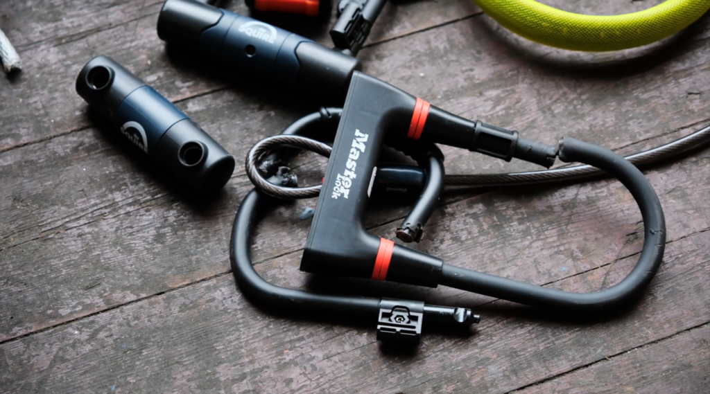 2025 Bike locks testing broken D lock