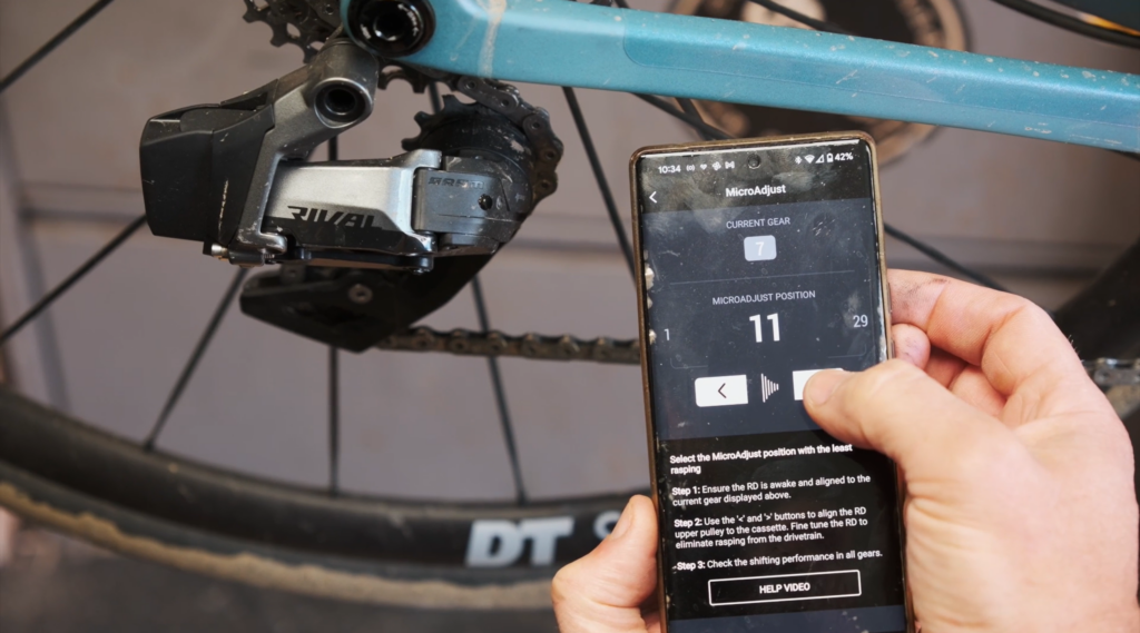 2024 gear issues indexing gears on app sram axs