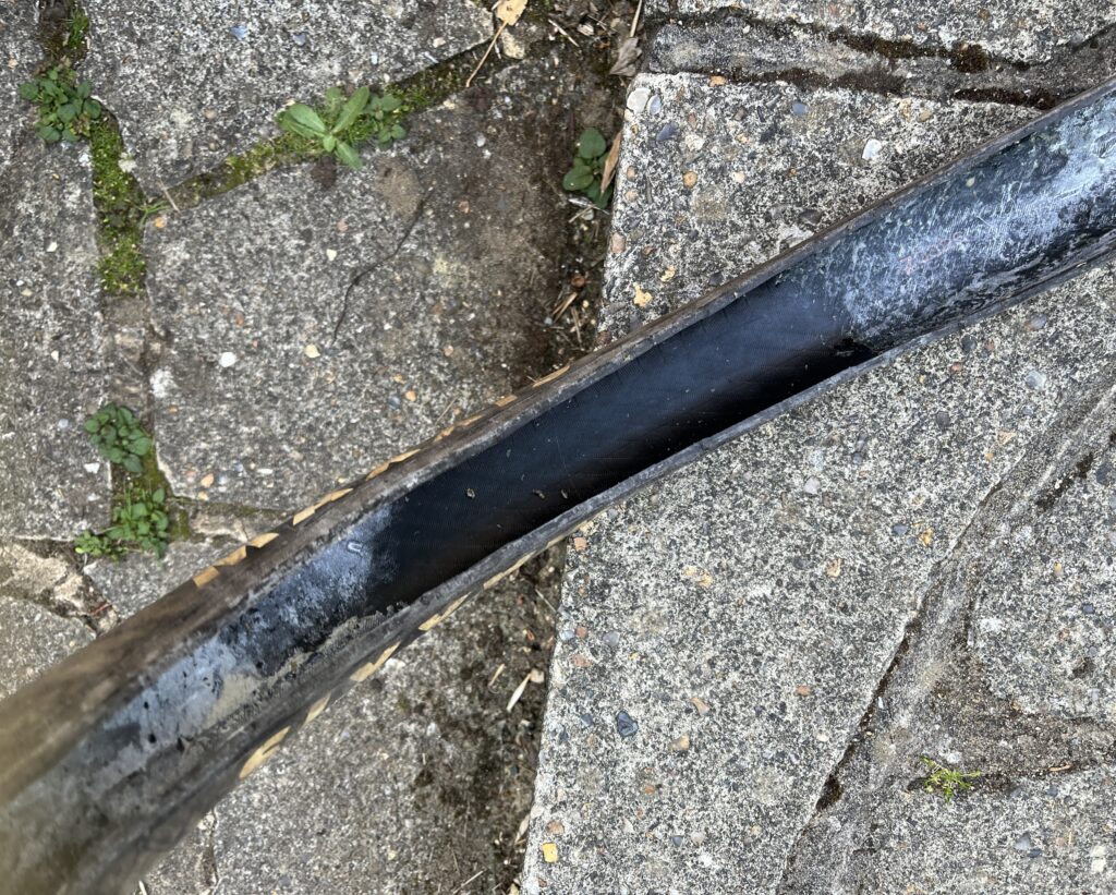 Sealant partial removal