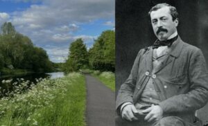 Sir Richard Wallace and Lagan towpath, Lisburn