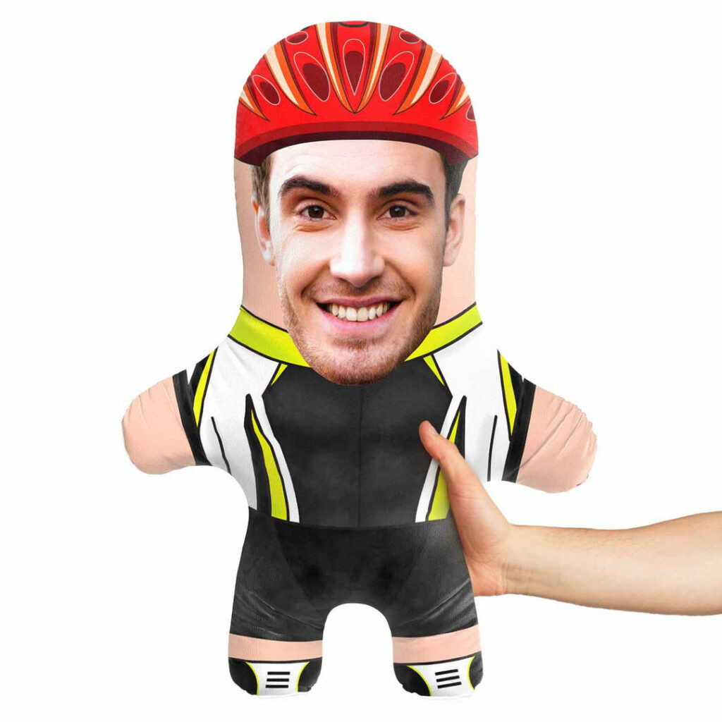 Snugzy Cyclist Face Pillow