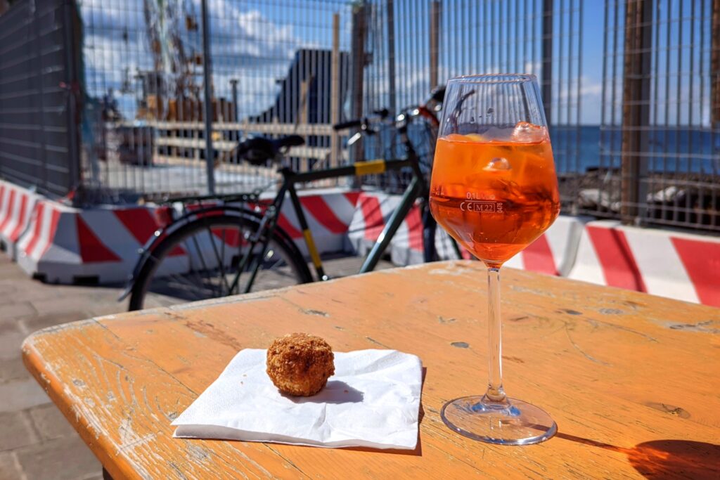 Spritz and arancino