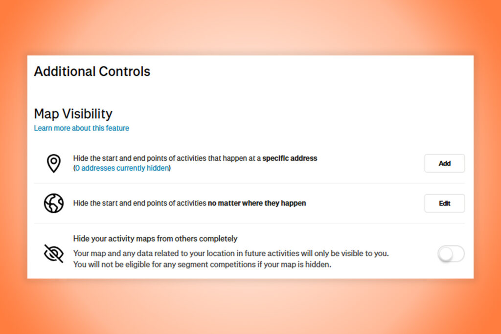 Strava Privacy Controls April 2025