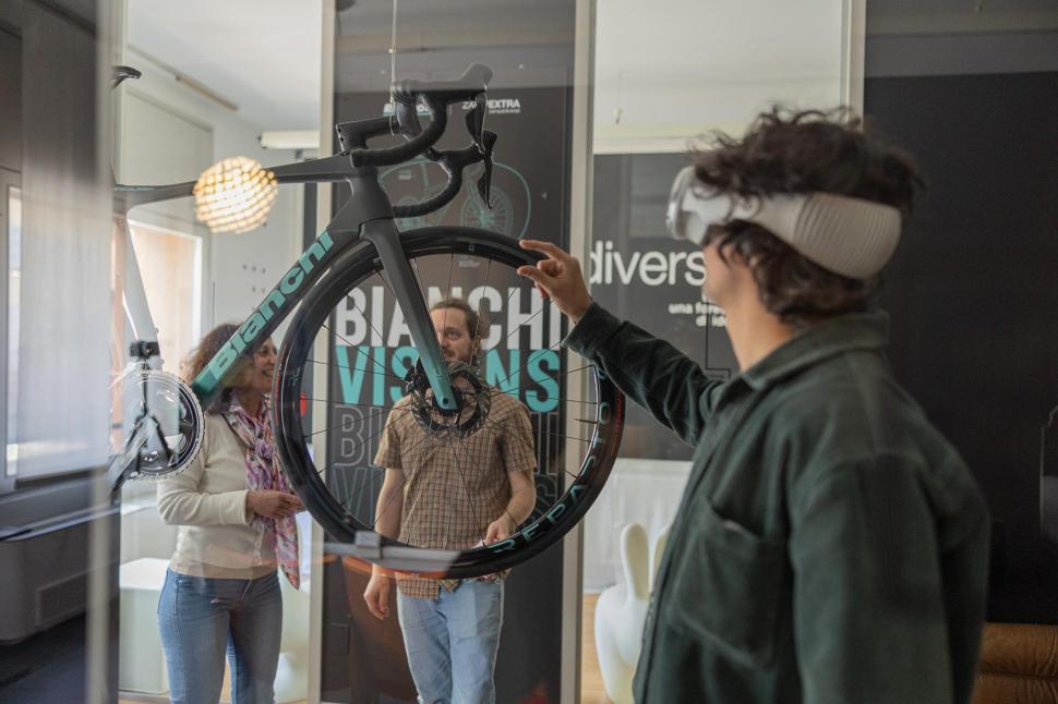 Bianchi with Apple Vision Pro 