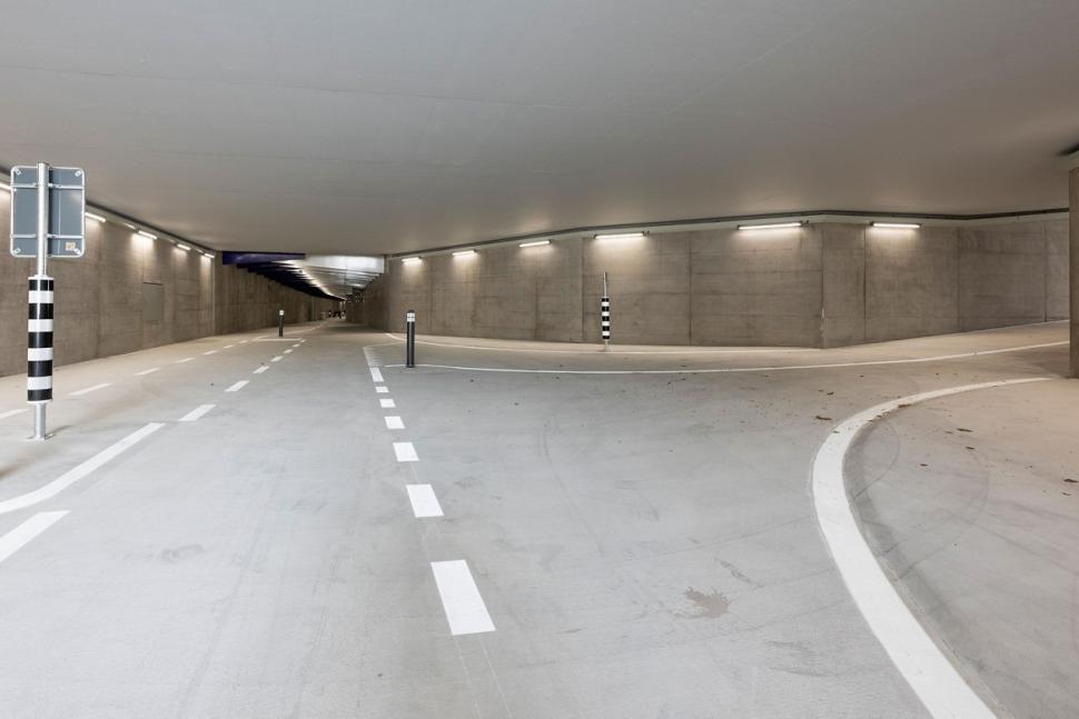 Zurich cycling tunnel