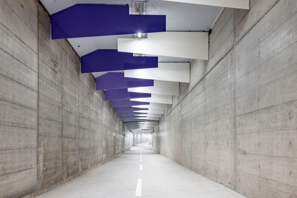 Zurich cycling tunnel