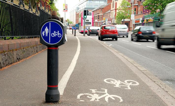 Belfast cycle lane