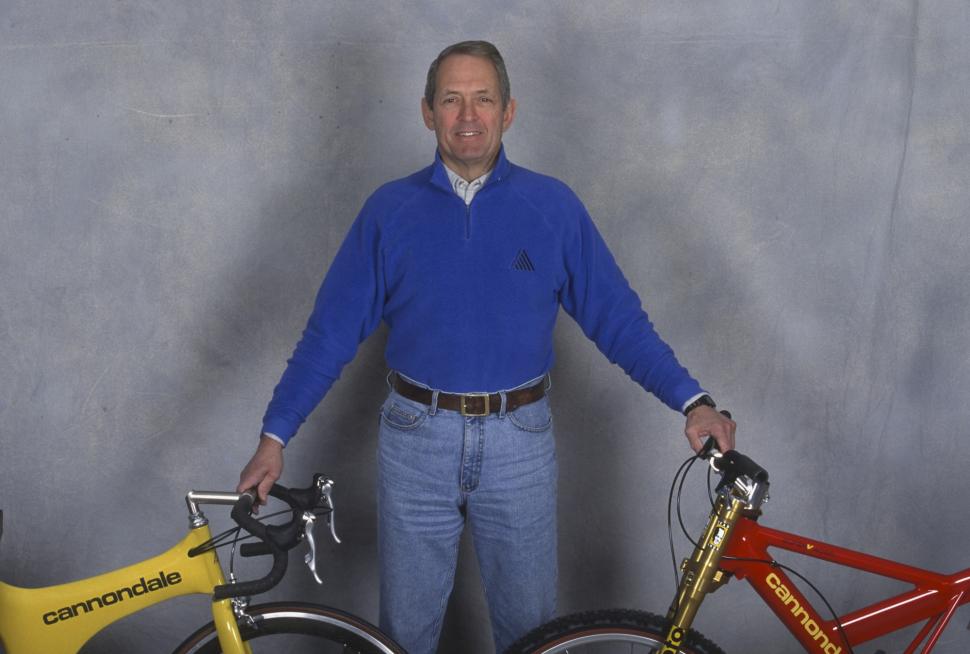 1997 Joe Montgomery with DH Bike & First Carbon Frame Project