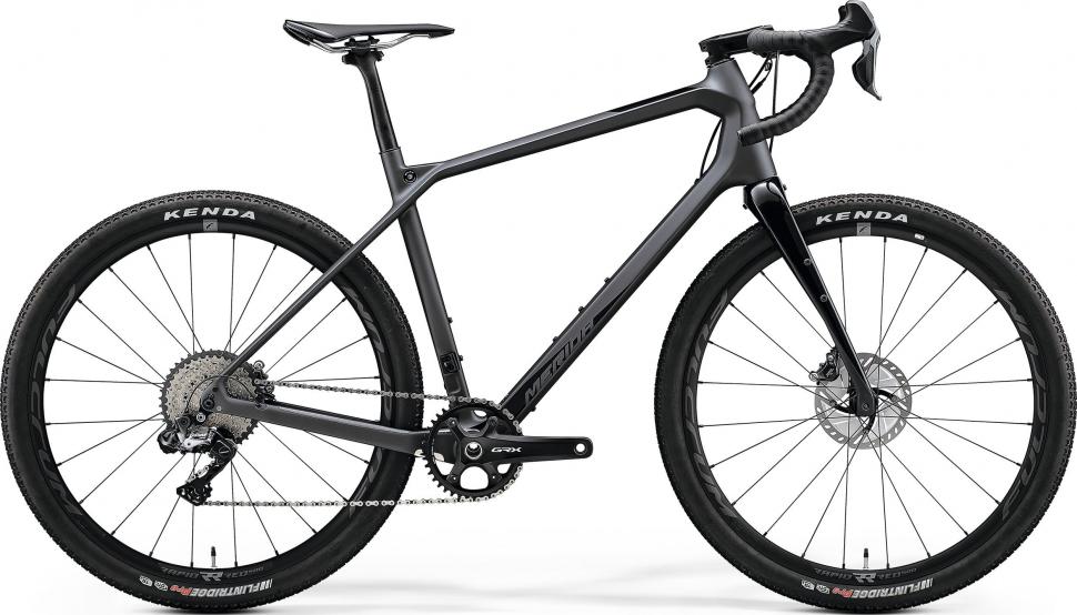 2020 Merida Silex + 8000-E side view on white