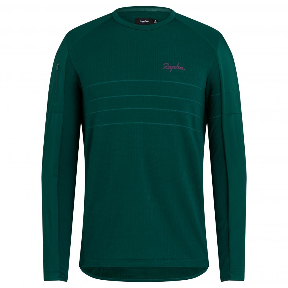2020 Rapha Explore Winter Long Sleeve Top Green