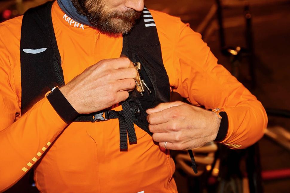 2020 Rapha Pro Team backpack - strap pocket.jpg