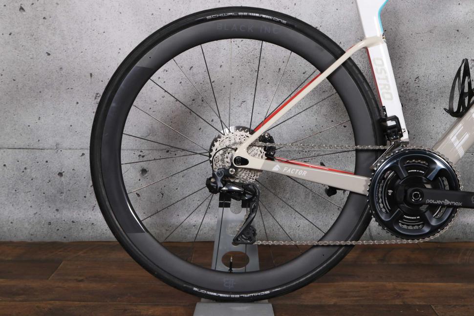 2021 Black Inc FORTY FIVE wheelset - rear wheel on bike.jpg