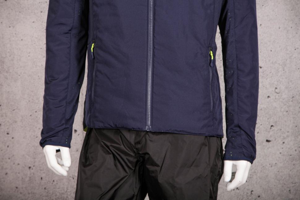 2021 BTWIN Warm Reversible Urban Cycling Jacket - navy side - hem.jpg